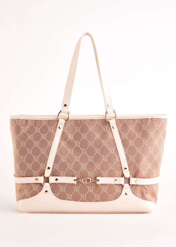 Cabas beige jacquard Gaudì Fashion