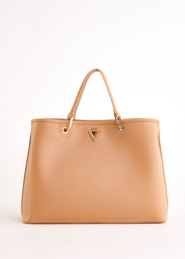 Borsa top handle beige in similpelle Gaudì Fashion