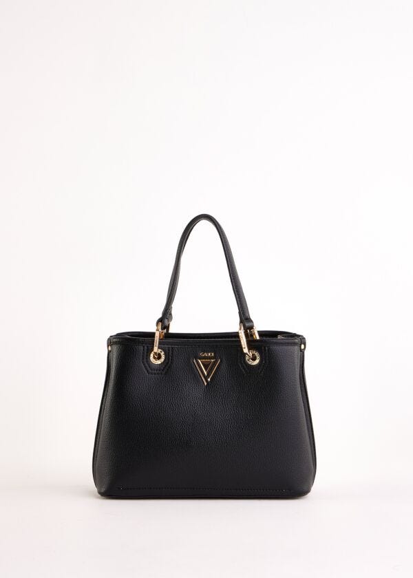 Borsa top handle nera in similpelle Gaudì Fashion