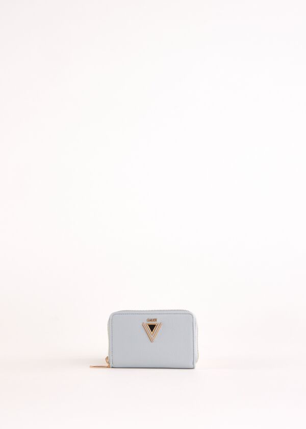 Portafoglio mini zip around azzurro Gaudì Fashion