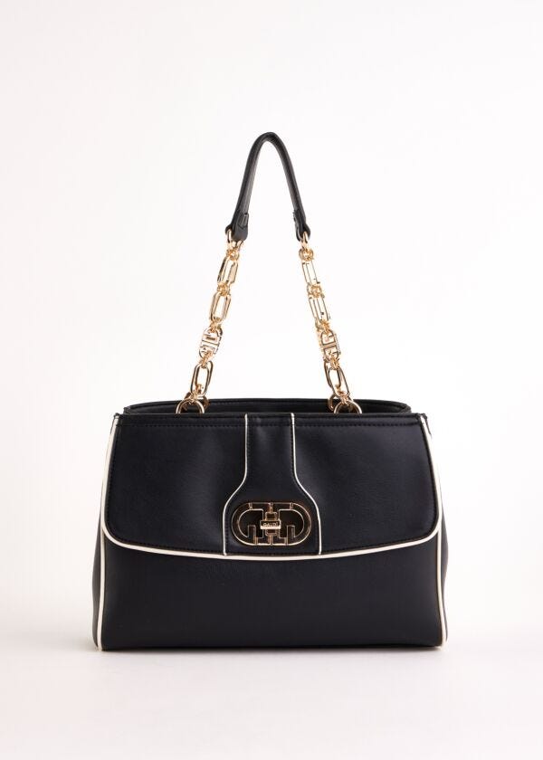 Cabas noir en matière synthétique Gaudì Fashion