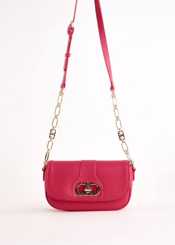 Borsa crossbody fucsia in similpelle Gaudì Fashion