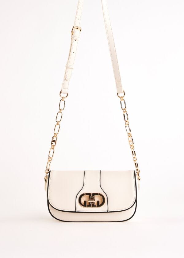 Borsa crossbody bianca in similpelle Gaudì Fashion