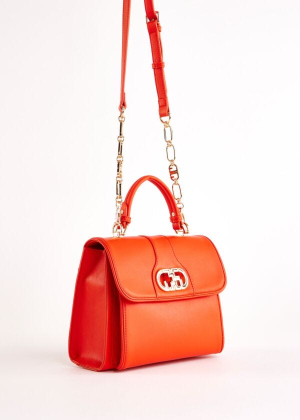 Borsa business rossa con tracolla