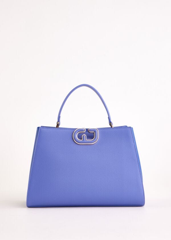 Borsa top handle blu in similpelle Gaudì Fashion