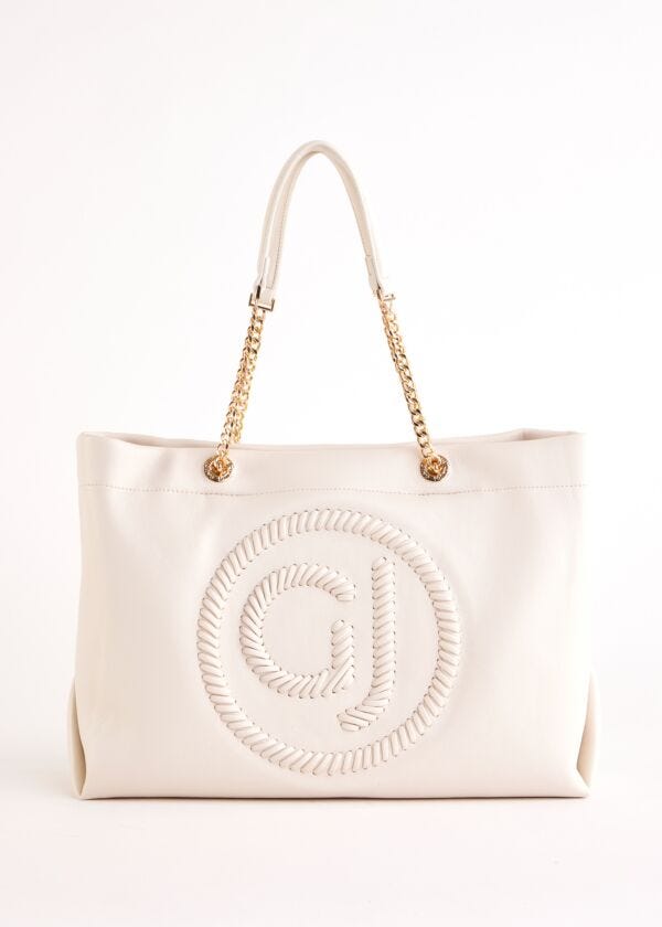 Cabas blanc avec bandoulière Gaudì Fashion