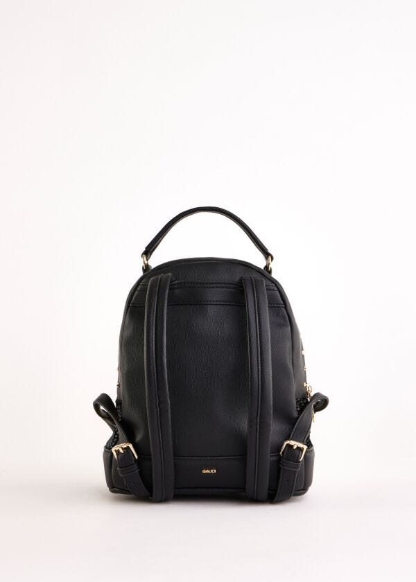 Zaino nero intrecciato