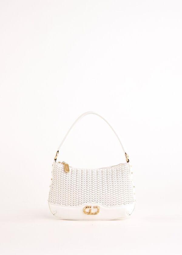 White shoulder bag with shoulder strap Gaudì Fashion