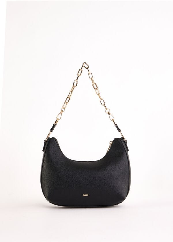 Borsa a spalla nera con tracolla