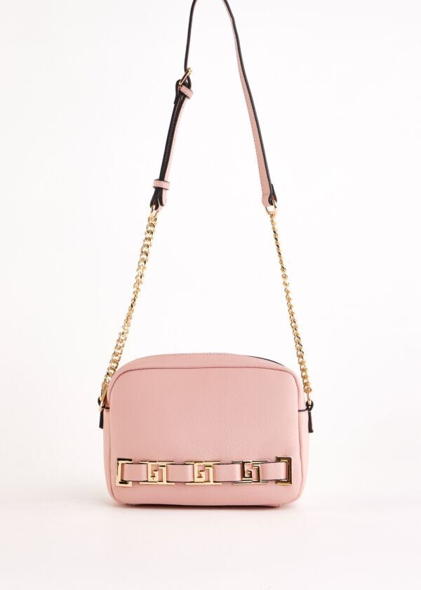 Borsa crossbody rosa in similpelle Gaudì Fashion