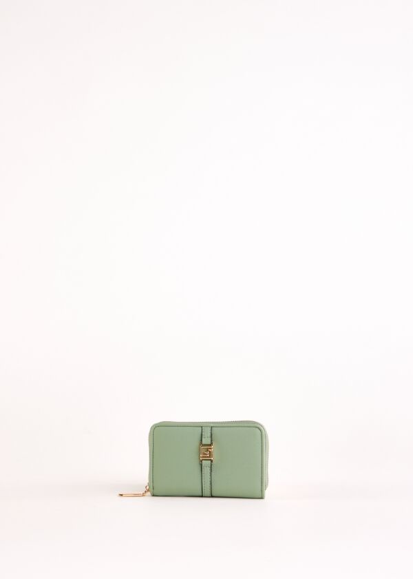 Green zip-around wallet Gaudì Fashion