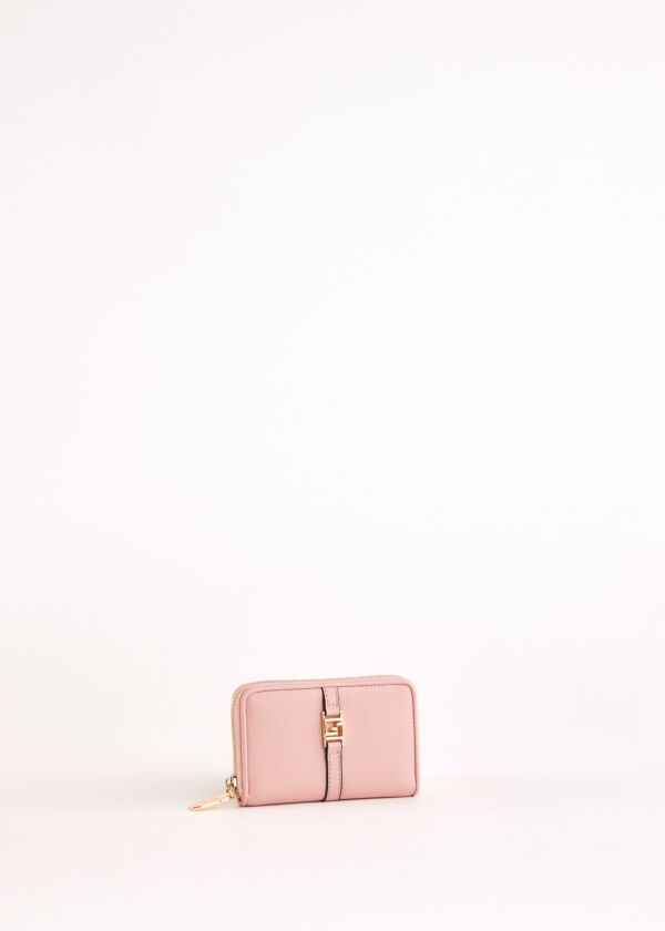Pink zip-around wallet Gaudì Fashion