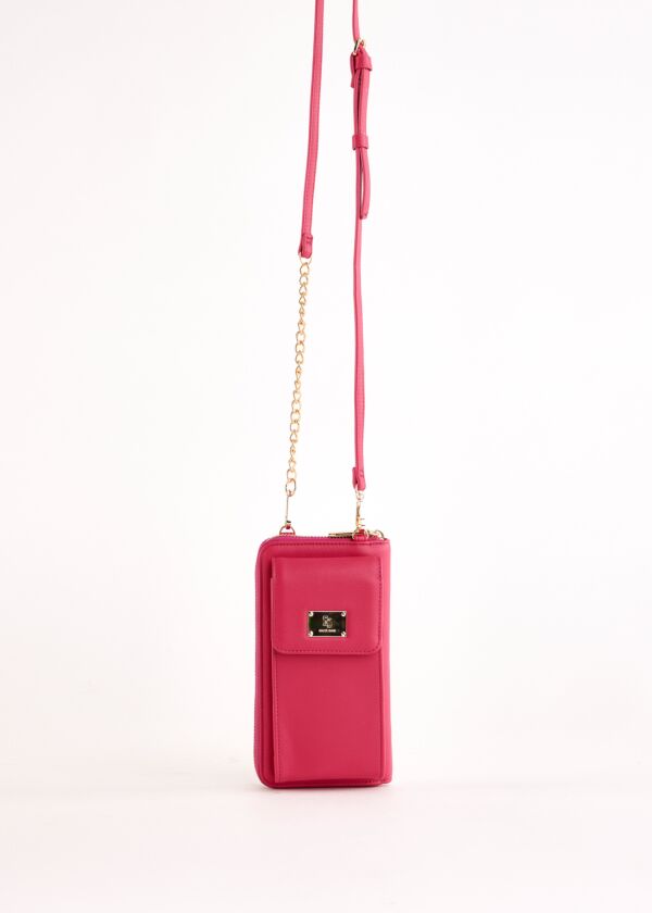 Portacellulare fucsia in similpelle Gaudì Fashion