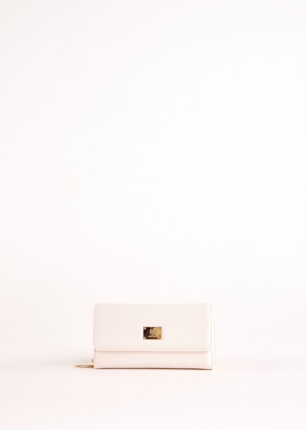 White zip-around wallet Gaudì Fashion