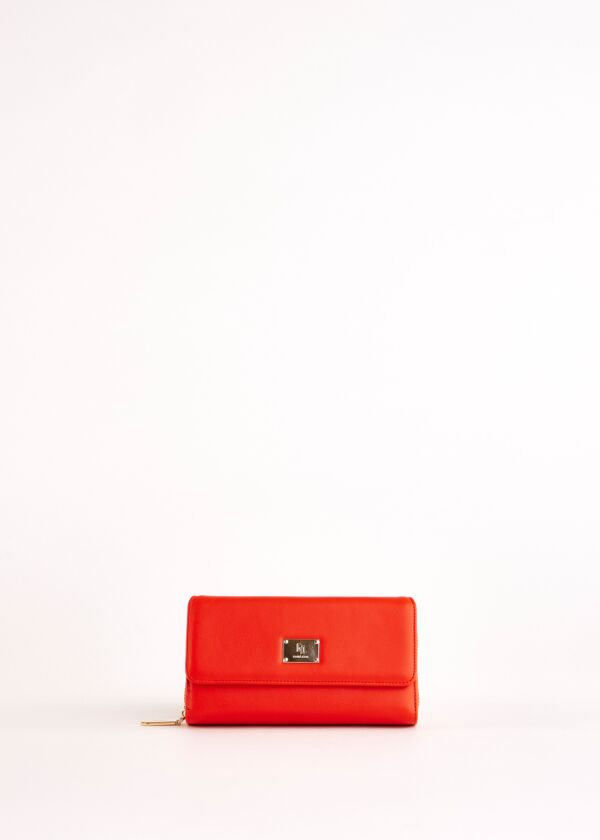 Red zip-around wallet Gaudì Fashion