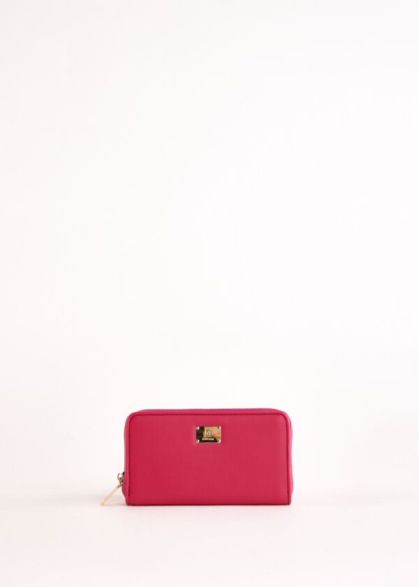 Fuchsia zip-around wallet Gaudì Fashion