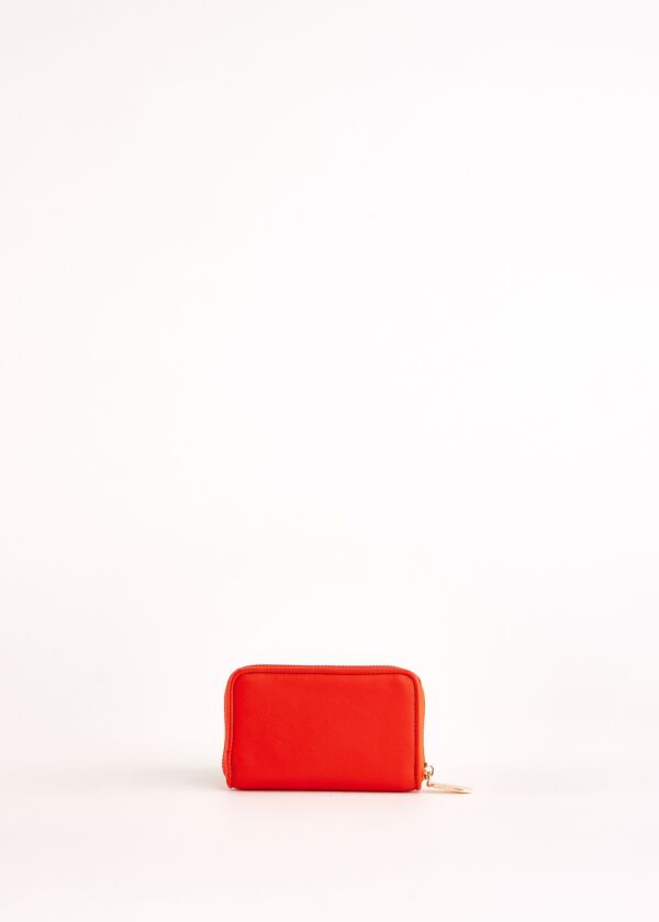 Mini zip-around wallet