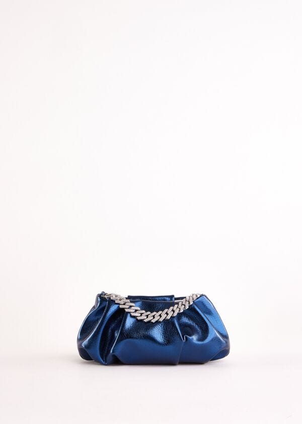 Pochette blu laminata