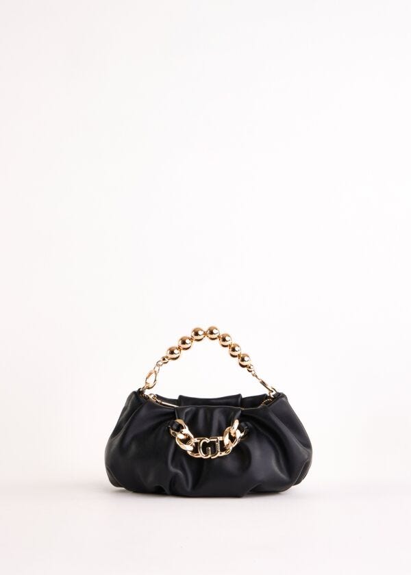 Pochette nera in similpelle Gaudì Fashion