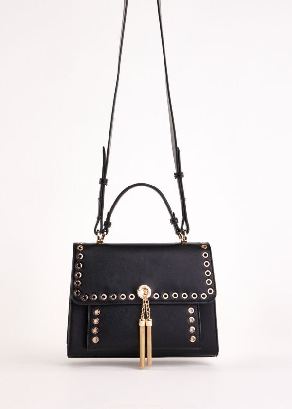 Borsa crossbody nera in similpelle Gaudì Fashion