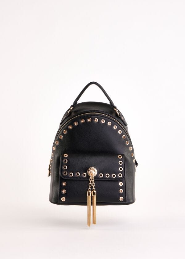 Zaino nero in similpelle Gaudì Fashion