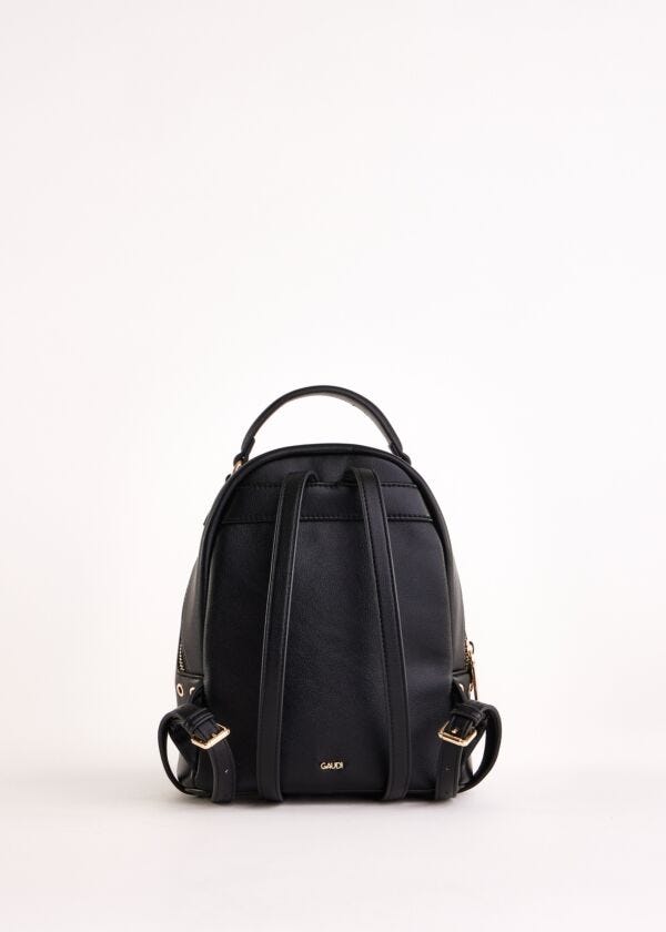 Zaino nero in similpelle