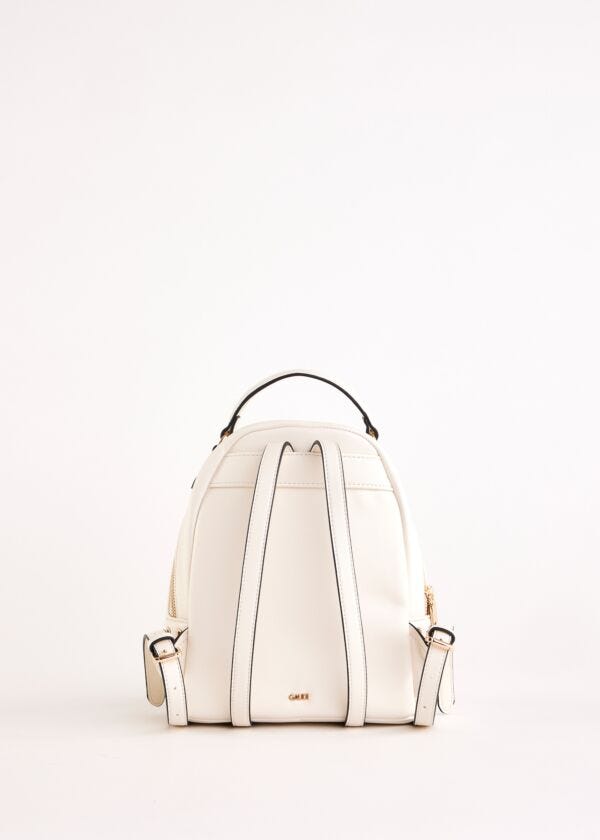 Zaino bianco in similpelle