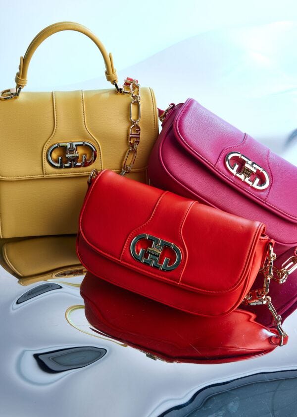 Red crossbody bag Gaudì Fashion