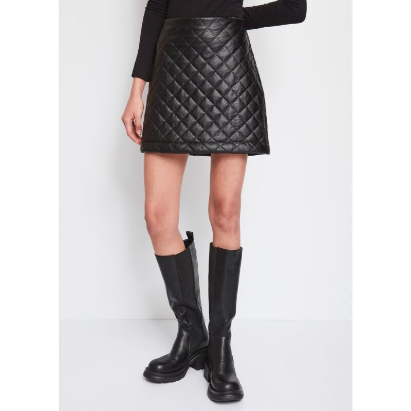Faux leather mini skirt Gaud