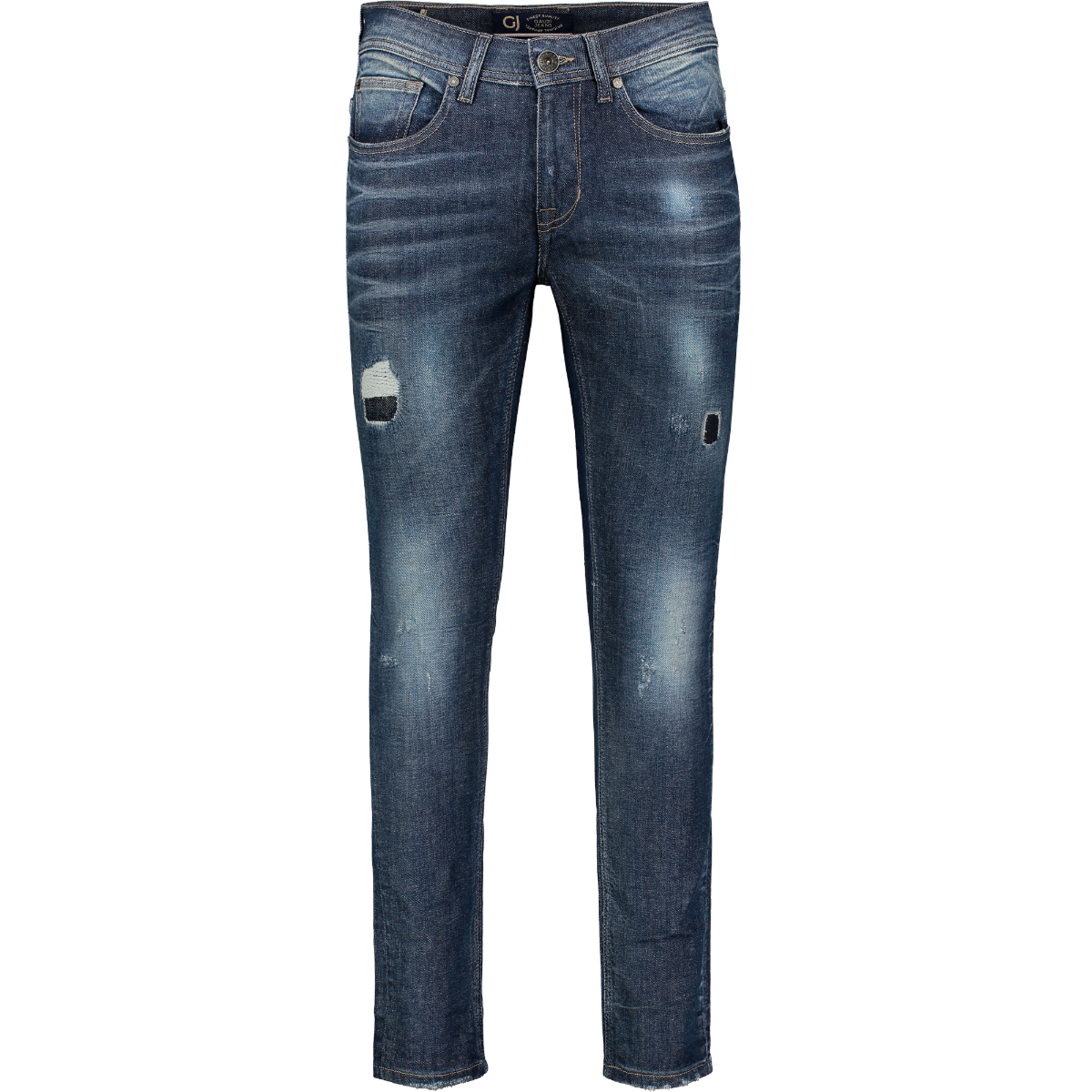 Jean avec détails déchirés
