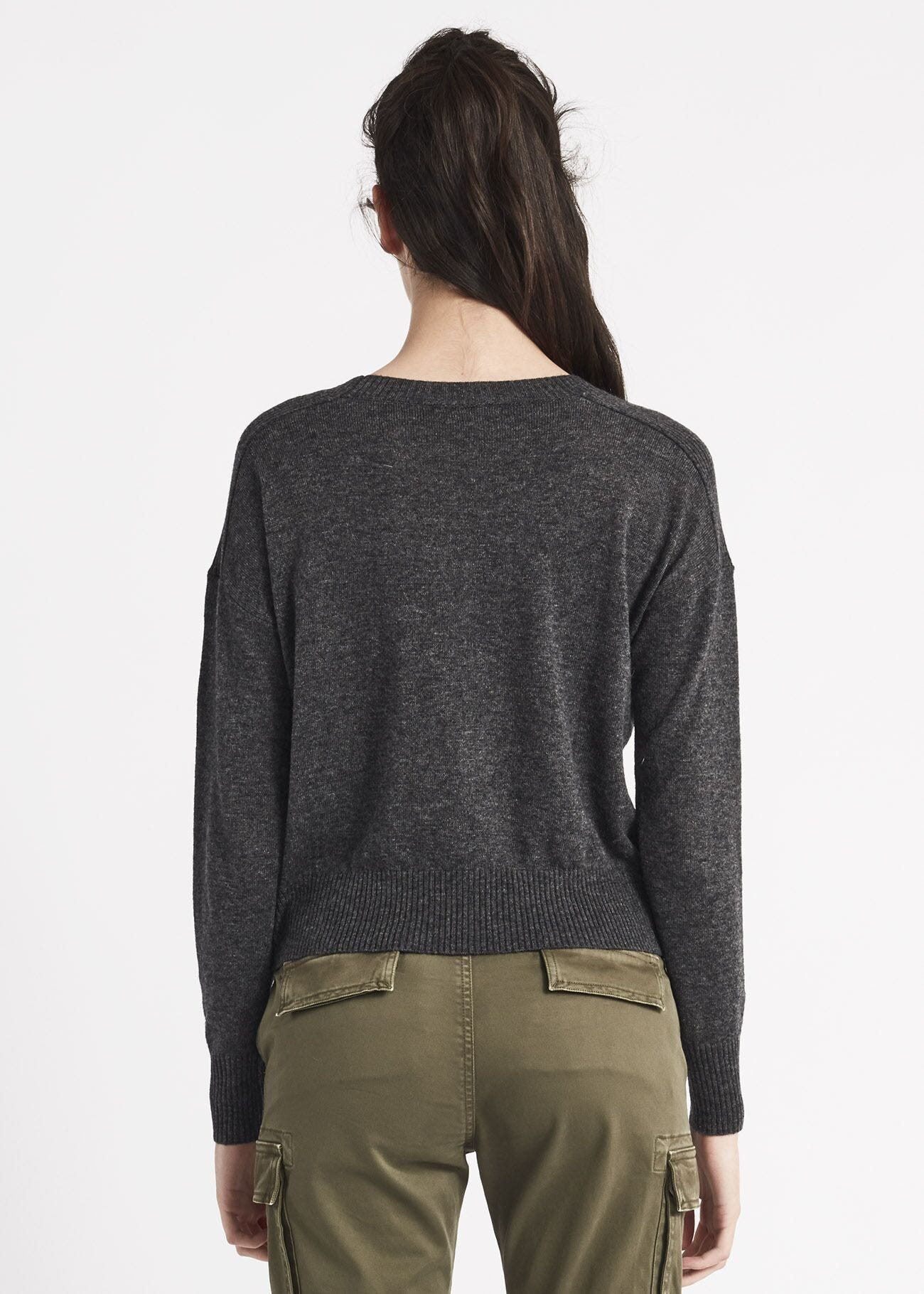 Boxy jumper in wool blend