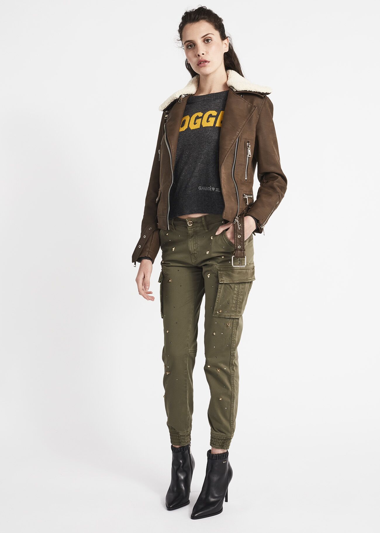 Boxy jumper in wool blend