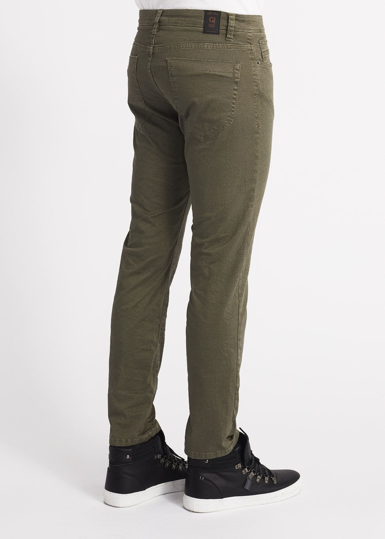 Jeans in woven gabardine