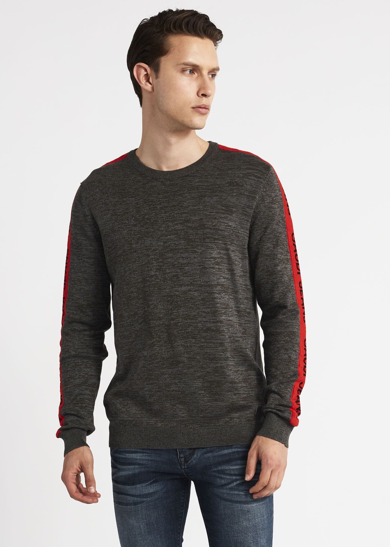 Maglia con bande logate
