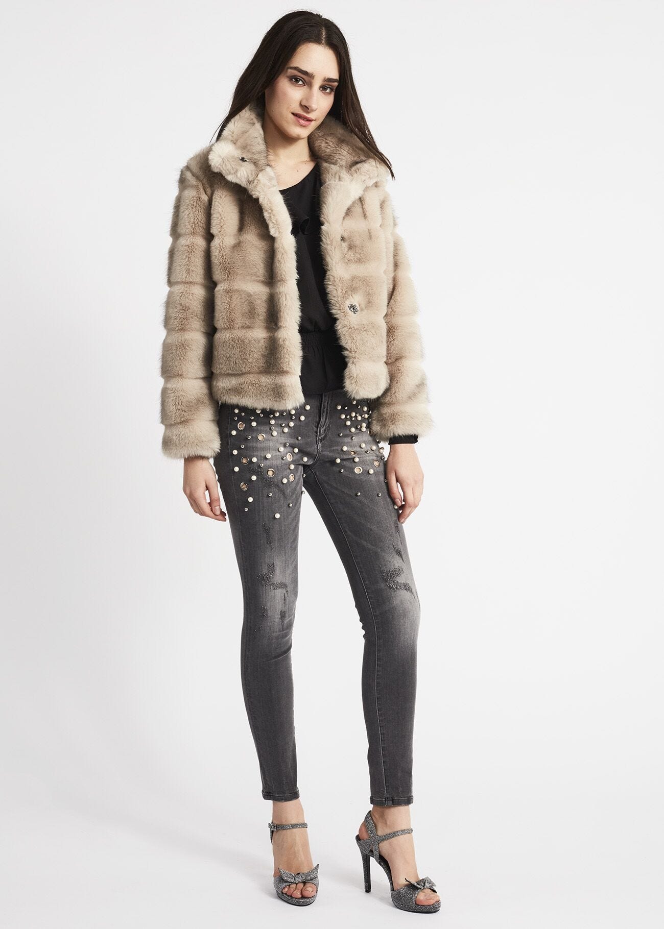 Mink effect cape