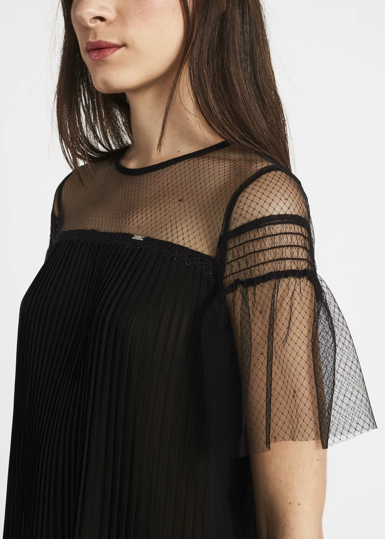Pleated blouse