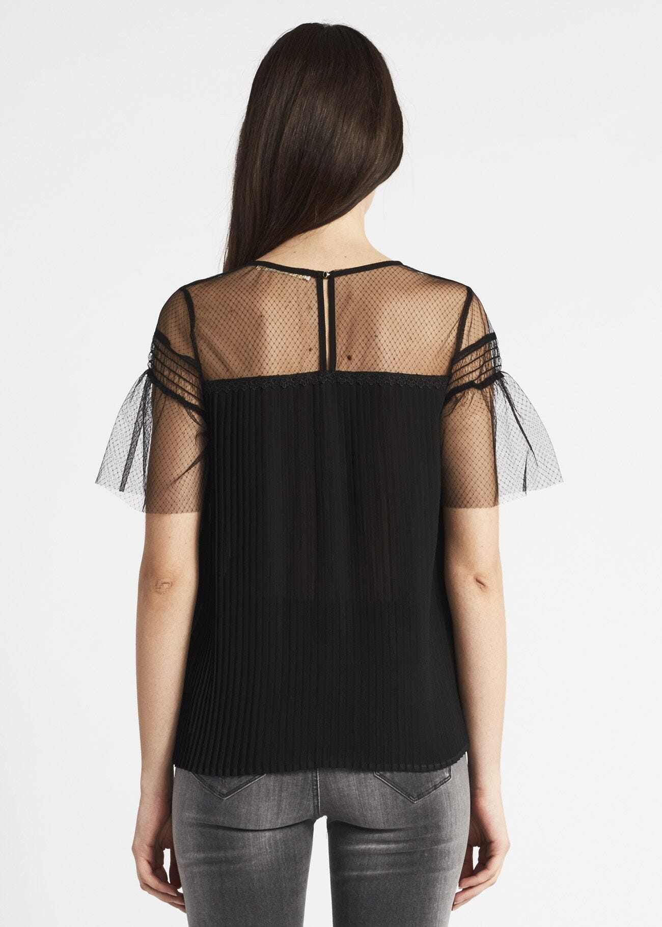 Pleated blouse