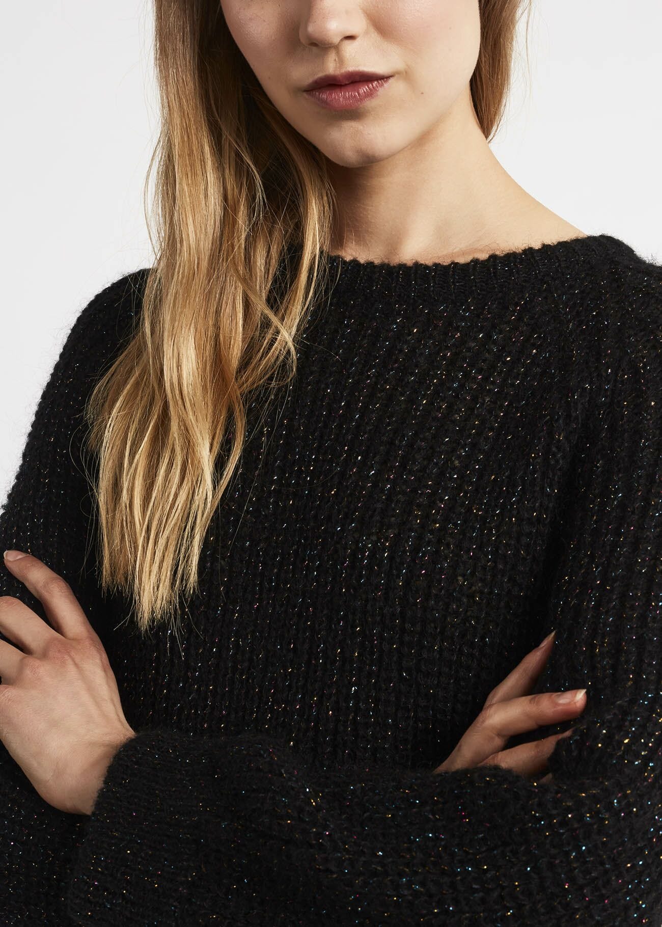 Jumper in mohair and lurex