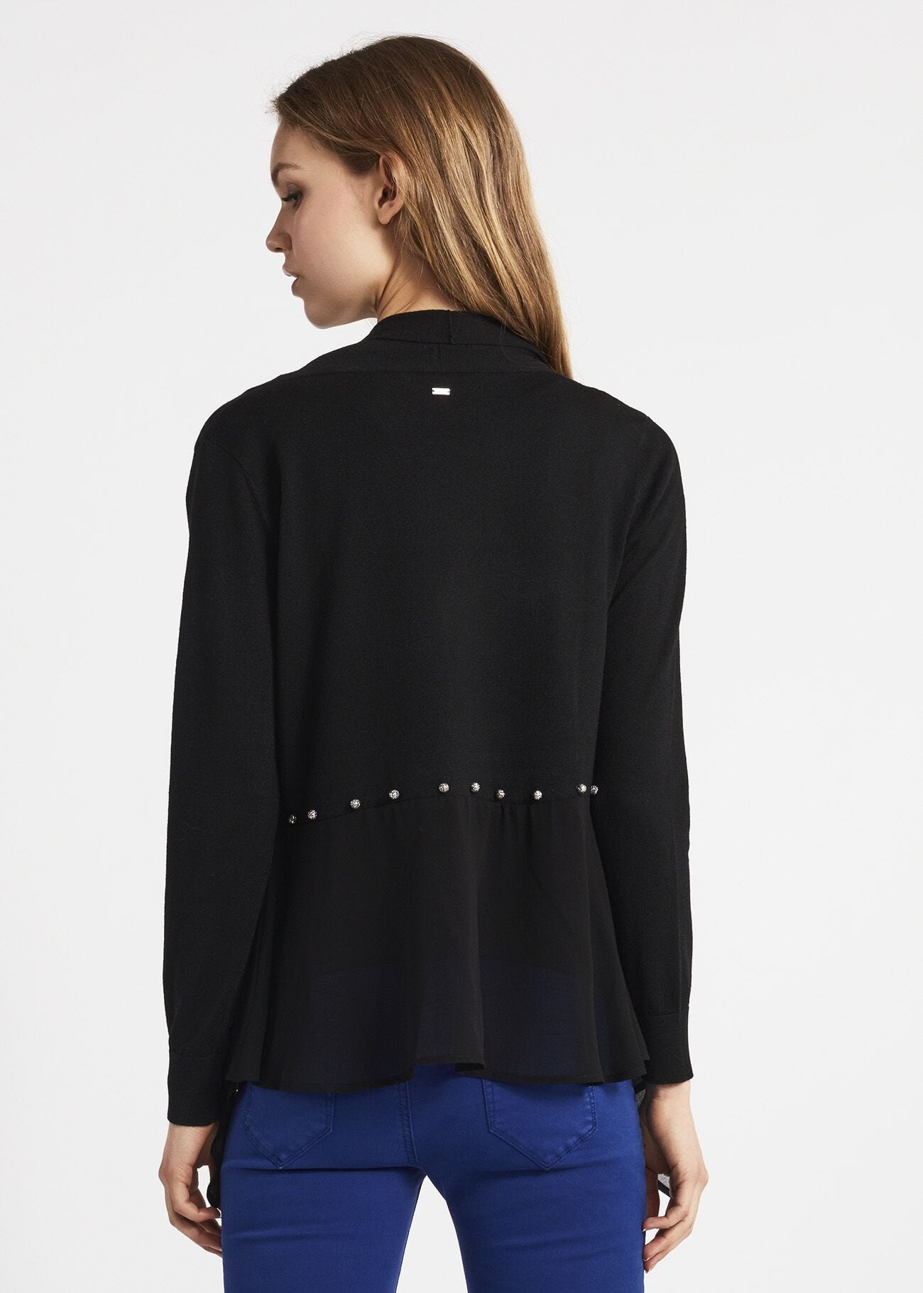 Shawl collar cardigan