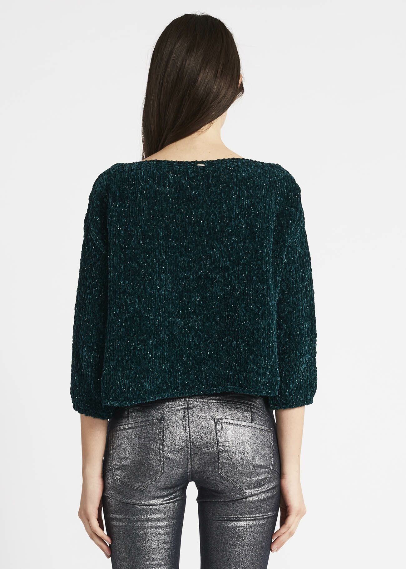 Boxy fit chenille jumper