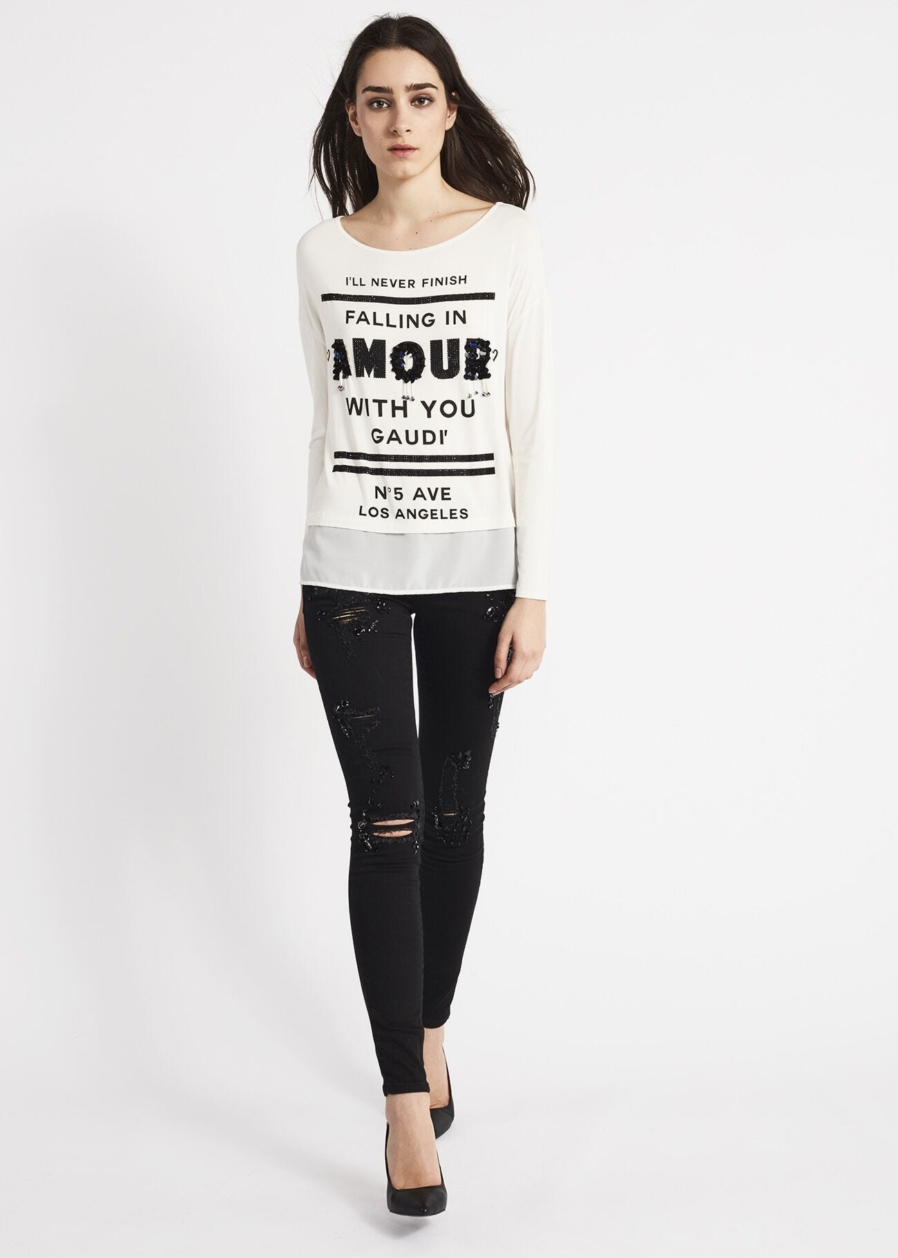 T-shirt dalla linea boxy