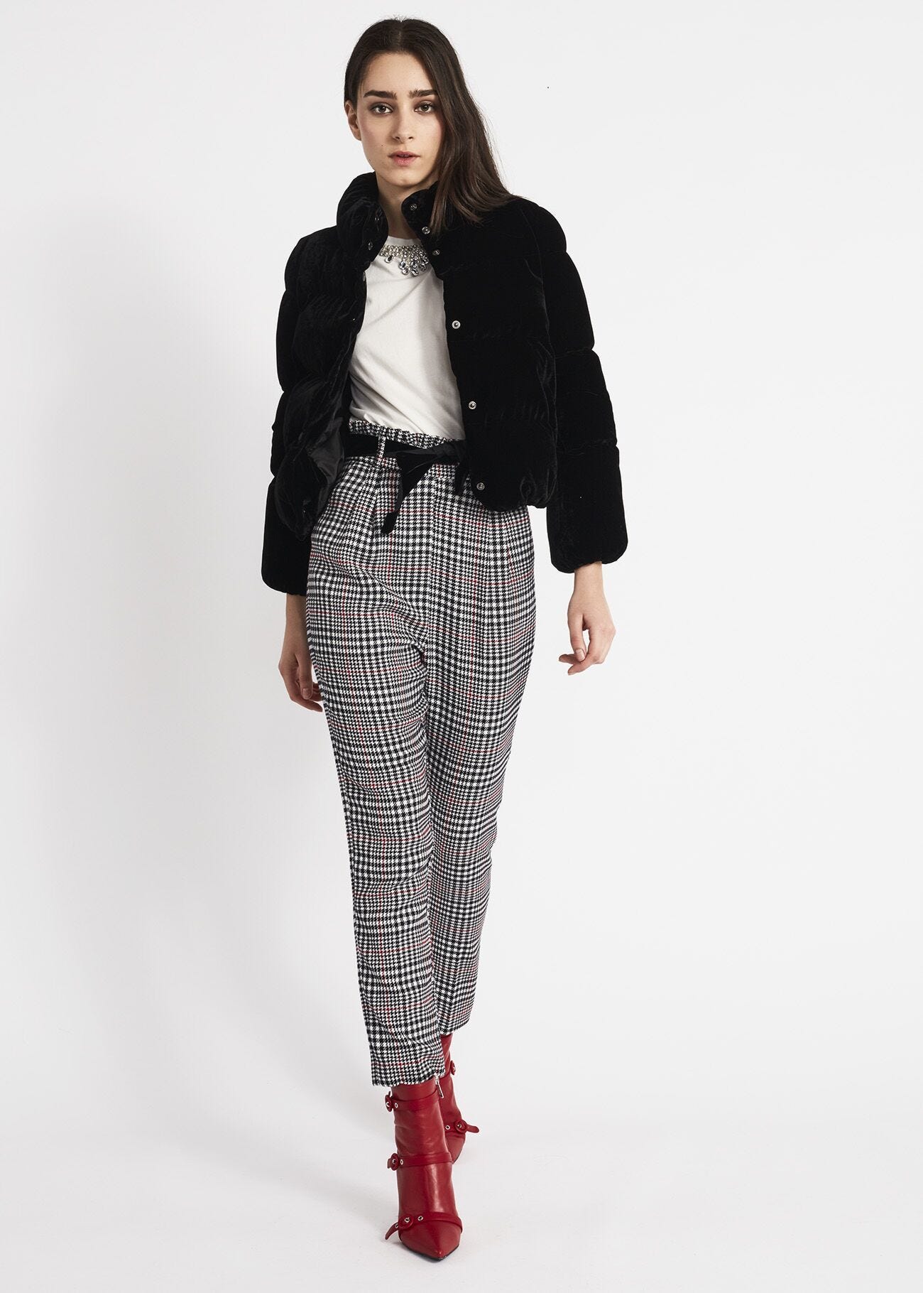 T-shirt with puff sleeves