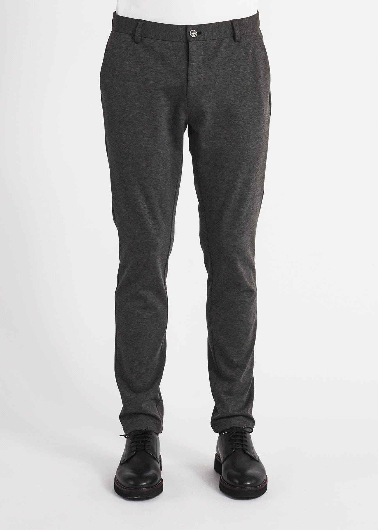 Chino trousers in stretch viscose