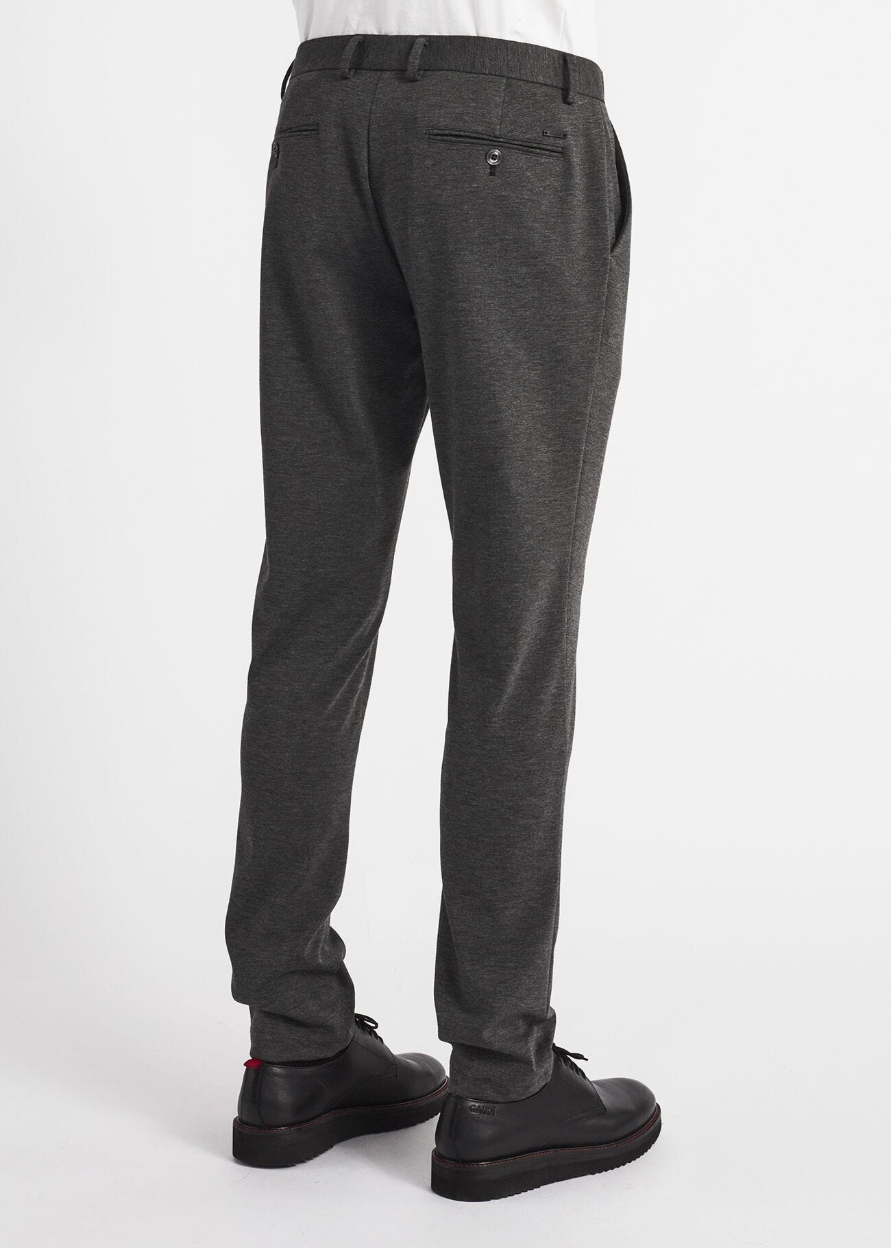 Chino trousers in stretch viscose