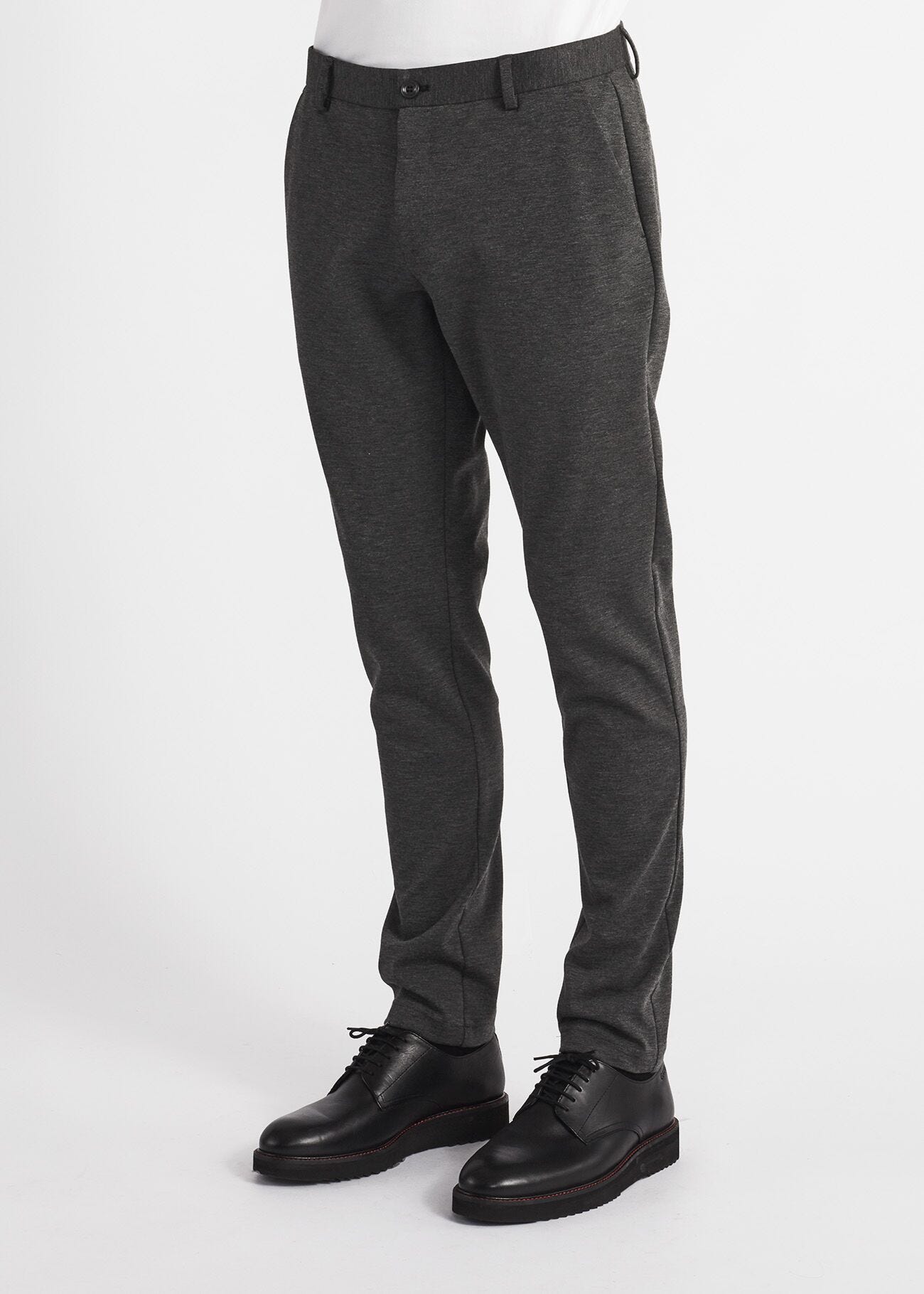 Chino trousers in stretch viscose