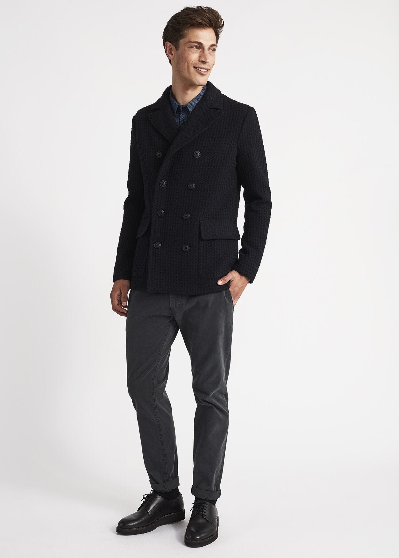 Pantaloni chino in cotone stretch