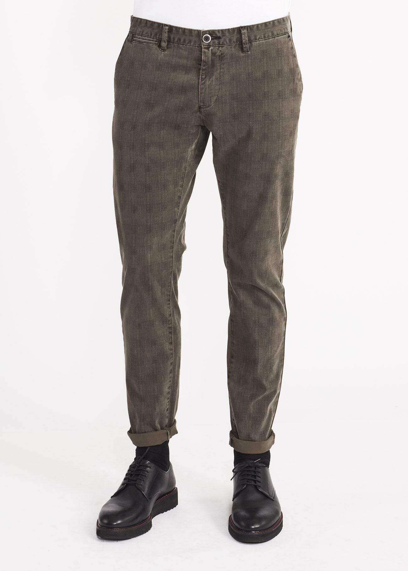 Skinny fit chino trousers