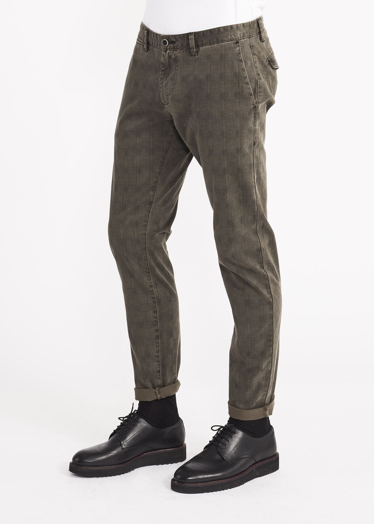 Skinny fit chino trousers