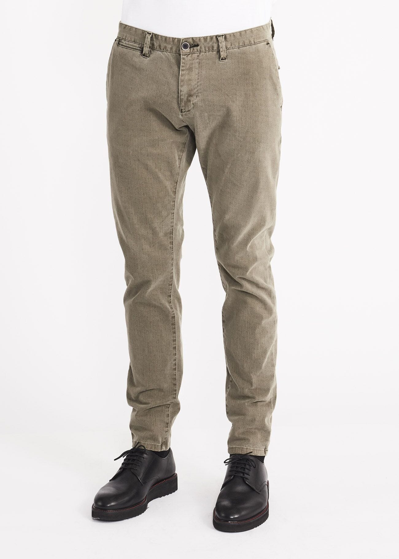Polka dot chinos
