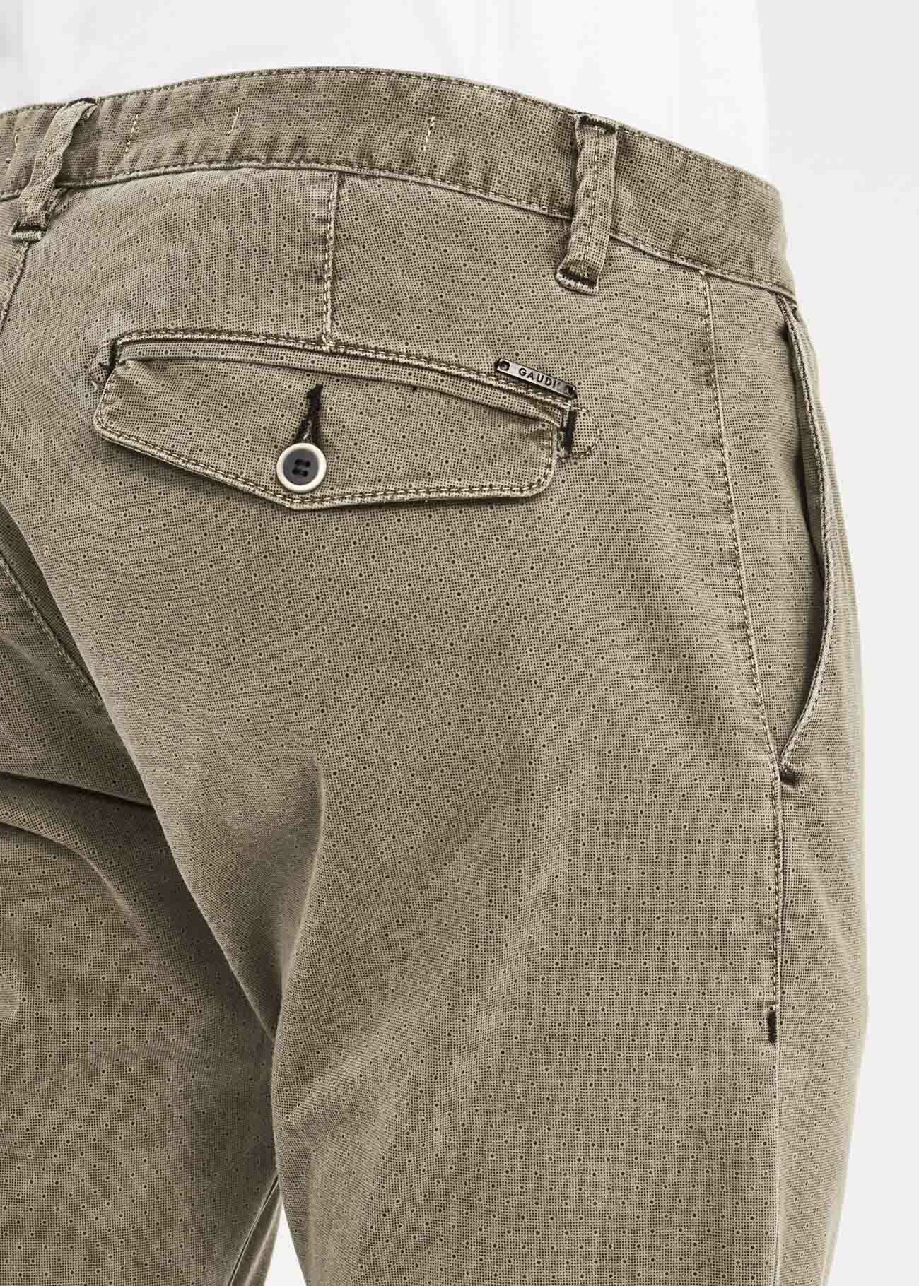 Polka dot chinos